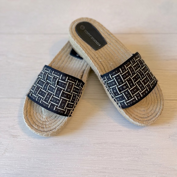 Tory Burch Shoes - Tory Burch Woven Slides